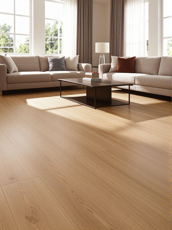 painted vinyl floor