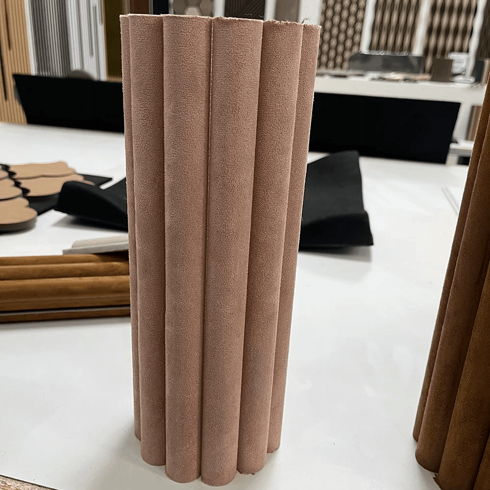 Premium Wood Curved Acoustic Slat for Modern Sound Control